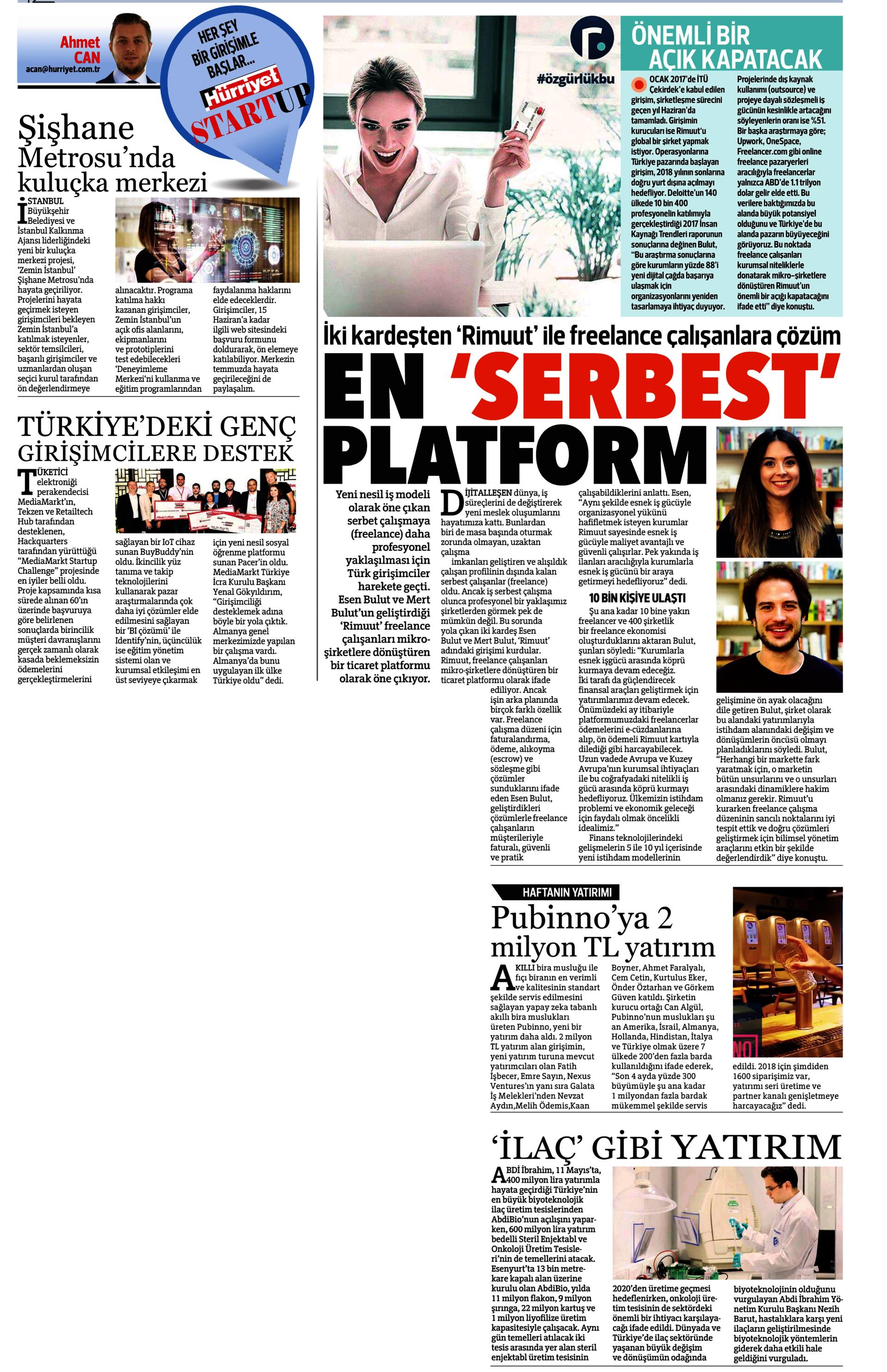 EN 'SERBEST' PLATFORM 3 İTÜ ÇEKİRDEK BASIN